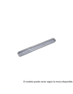 PLAFON ESTANCO GENERICO PARA DOS TUBOS LED 2X9 600MM