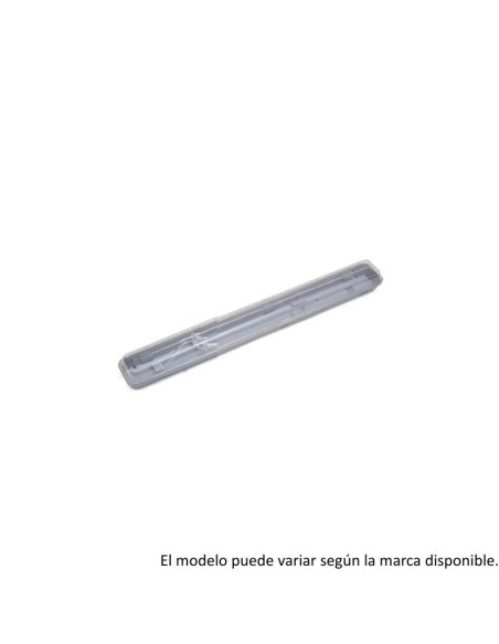 PLAFON ESTANCO GENERICO PARA DOS TUBOS LED 2X9 600MM