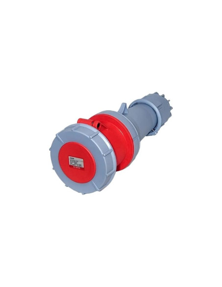 FICHA IND.STECK HEMBRA 63A IP67 3P+N+T ROJO 380V