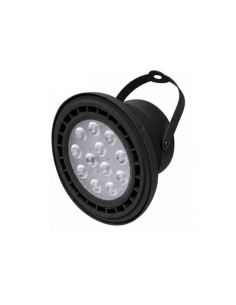 CABEZAL AR111 ESCALONADO NEGRO