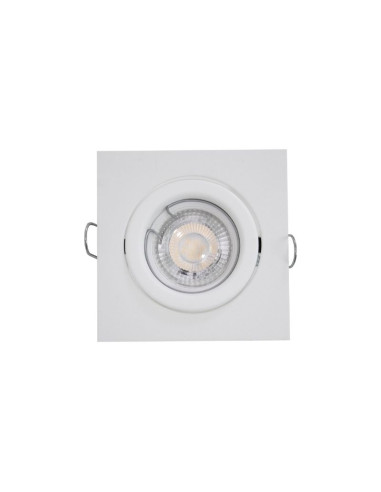SPOT EMBUTIR DICRO MOVIL CUADRADO PLANO 10CM...