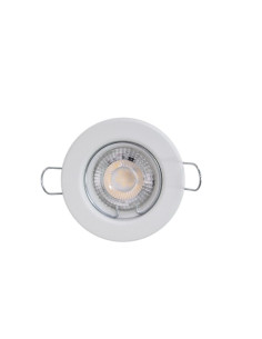 SPOT EMBUTIR DICRO FIJO REDONDO BLANCO LISO