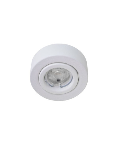SPOT SEMI EMBUTIR DICRO MOVIL REDONDO BLANCO TEXT