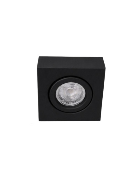 SPOT SEMI EMBUTIR DICRO MOVIL CUADRADO NEGRO TEXT