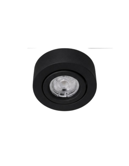 SPOT SEMI EMBUTIR DICRO MOVIL REDONDO NEGRO TEXT