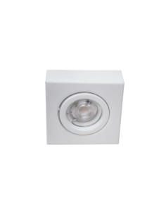 SPOT SEMI EMBUTIR DICRO MOVIL CUADRADO BLANCO TEXT