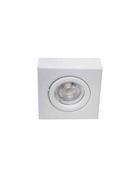SPOT SEMI EMBUTIR DICRO MOVIL CUADRADO BLANCO TEXT