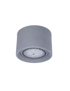 SPOT MONOVOLUMEN AR111 FIJO GRIS ALUMAT