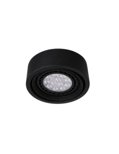 SPOT SEMI EMBUTIR AR111 MOVIL REDONDO NEGRO TEXT