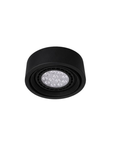 SPOT SEMI EMBUTIR AR111 MOVIL REDONDO NEGRO TEXT