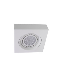 SPOT SEMI EMBUTIR AR111 MOVIL CUADRADO BLANCO TEXT