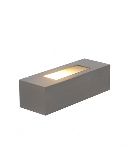 APLIQUE UNIDIRECCIONAL RECTANG 2001 1 LUZ E27 GRIS