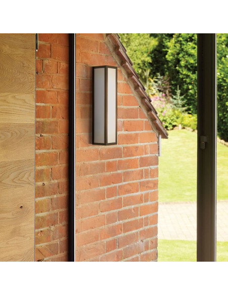 APLIQUE EXTERIOR MINIMAL LED 30W CALIDO NEGRO IP65