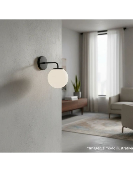 APL. LED MILK 1L E27 250MM X 150MM X 310MM NEGRO