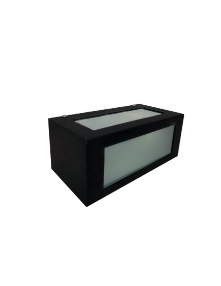 APLIQUE TRIDIRECCIONAL RECTANG 2203 1 LUZ E27 NEGRO