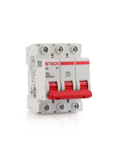 INTERRUPTOR TERMOMAGNETICO STECK UNIPOLAR 3X 25A C 4,5KA