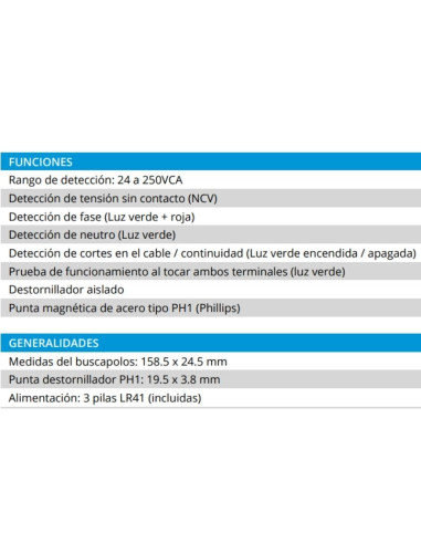 DESTORNILLADOR BUSCAPOLO INTELIGENTE BAW...