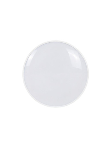 PLAFON REDONDO BOMBE 72W BLANCO LUZ CALIDA 46CM