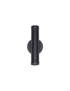 APLIQUE BIDIRECCIONAL TUBO 2 LUCES GU10 NEGRO