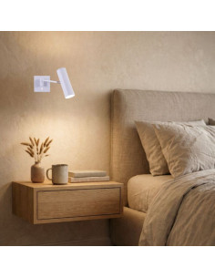 APLIQUE PARED OSTENDE BRAZO MOVIL INTERRUPTOR GU10 BLANCO 2