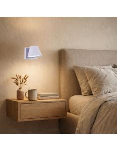 APLIQUE PARED OSTENDE CONICO C INTERRUPTOR GU10 BLANCO 2