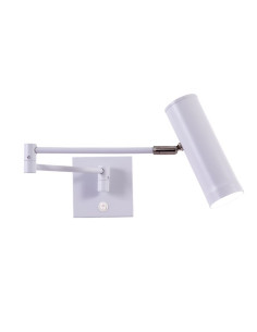 APLIQUE PARED OSTENDE DOBLE BRAZO MOVIL INTERRUPTOR GU10 BL