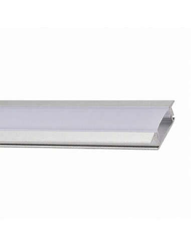 PERFIL PARA TIRA LED CANDIL ALUMINIO EMBUTIR 2M...