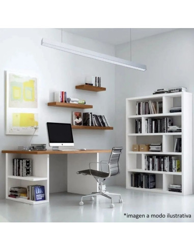 COLGANTE LINEAL 24W 120CM BLANCO CALIDO FRIO...