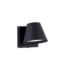 APLIQUE PARED OSTENDE CONICO C INTERRUPTOR GU10 NEGRO