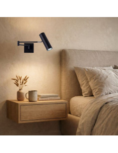 APLIQUE PARED OSTENDE DOBLE BRAZO MOVIL INTERRUPTOR GU10 NG 2