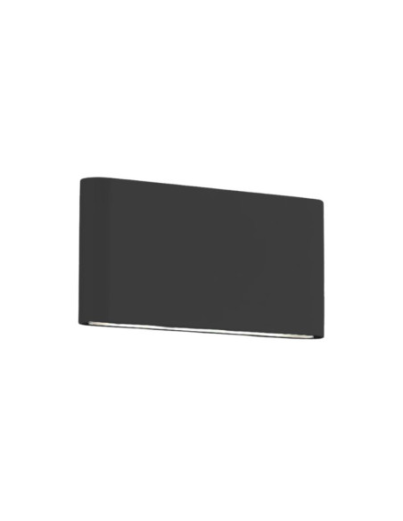 APLIQUE BIDIRECIONAL AKIRA II  LED 10W CALIDO NEGRO ALUMINIO