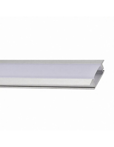 PERFIL PARA TIRA LED CANDIL ALUMINIO EMBUTIR 2M ALUM