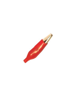 CLIP BATERIA  10AMP AISLADO ROJO PINZA COCODRILO