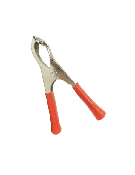 CLIP BATERIA  25AMP AISLADO ROJO PINZA COCODRILO