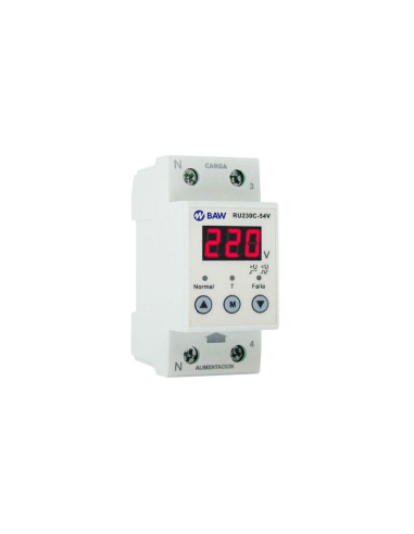 PROTECTOR TENSION DIN MONO BAW DISPLAY 32A DIGITAL