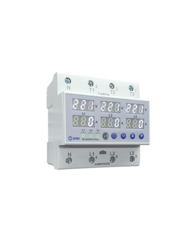 PROTECTOR TENSION DIN TRIF Y MONOF BAW 63A 5MOD