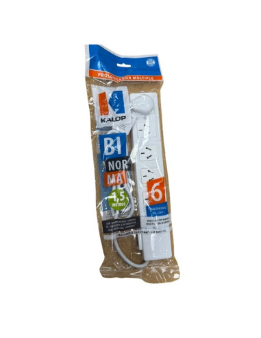 PROLONGADOR KALOP BIN KALOP 6 TOMAS CON PROTEC...