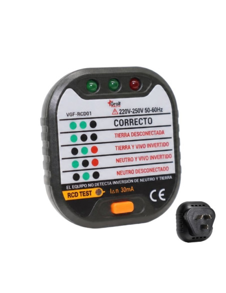 COMPROBADOR DE POLARIDAD GRALF VGF-RCD01