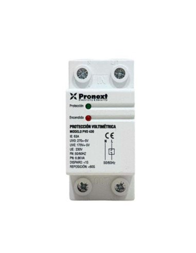 PROTECTOR TENSION DIN MONO PRONEXT 63A PVD-430...
