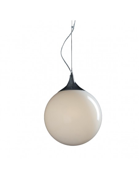 COLGANTE GLOBO 30CMS E27 CROMO