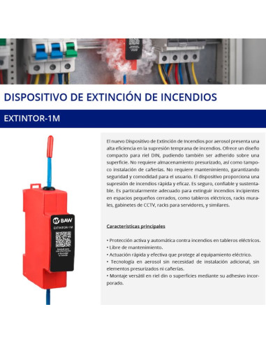 PROTECTOR EXTINCION DE INCENDIO FUEGO 1 MODULO...
