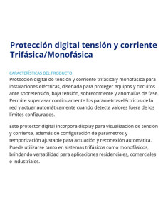 PROTECTOR TENSION DIN TRIF Y MONOF BAW 63A 5MOD 2