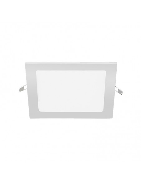 PANEL DE EMBUTIR LED CUADRADO BLANCO 12W 6000K FRIO 17X17CM