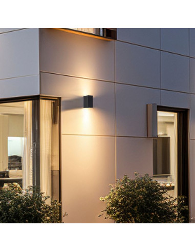 APLIQUE BIDIRECCIONAL RECTANGULAR 2 LUCES GU10...