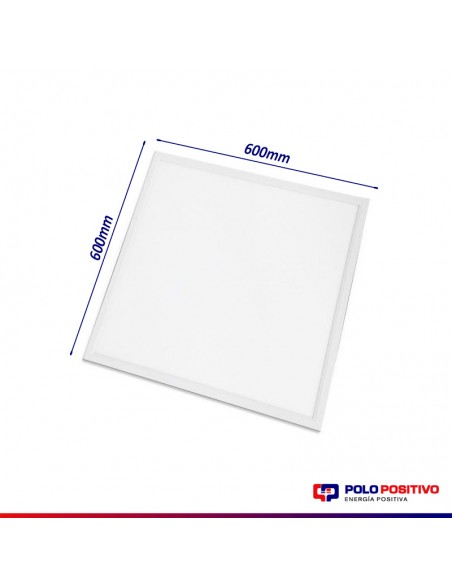 PANEL DE EMBUTIR LED CUADRADO BLANCO 45W CALIDO 3000K 60X60C