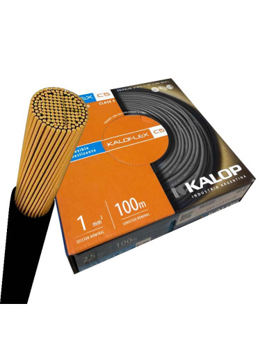 CABLE UNIP IRAM CAT4   1 MM      (100MTS) NG