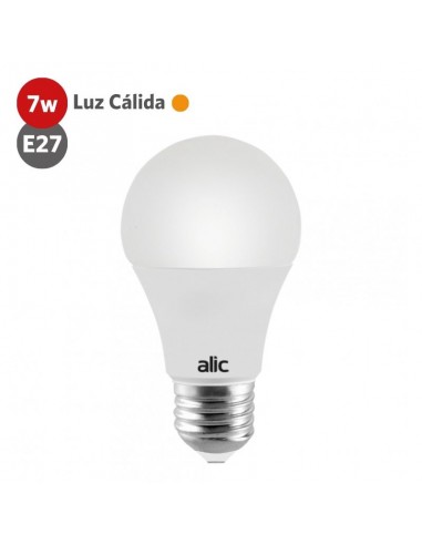 Lámpara Led E27 7w Luz Calida