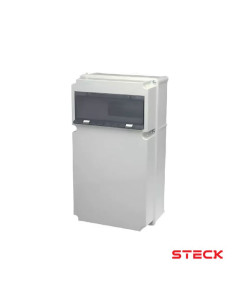 CAJA PASO PVC STECK P/ 12MOD (SKB.12)  265X493X177