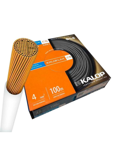 CABLE UNIP IRAM CAT4   4MM       (100MTS) BL
