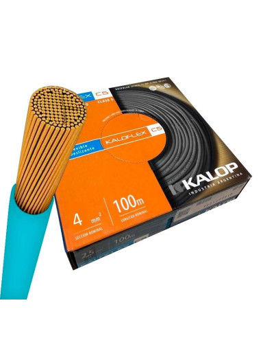 CABLE UNIP IRAM CAT4   4MM       (100MTS) CEL